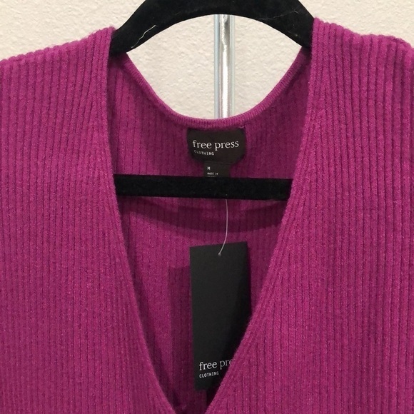 Sweater Purple Rosea free press - Picture 8 of 12